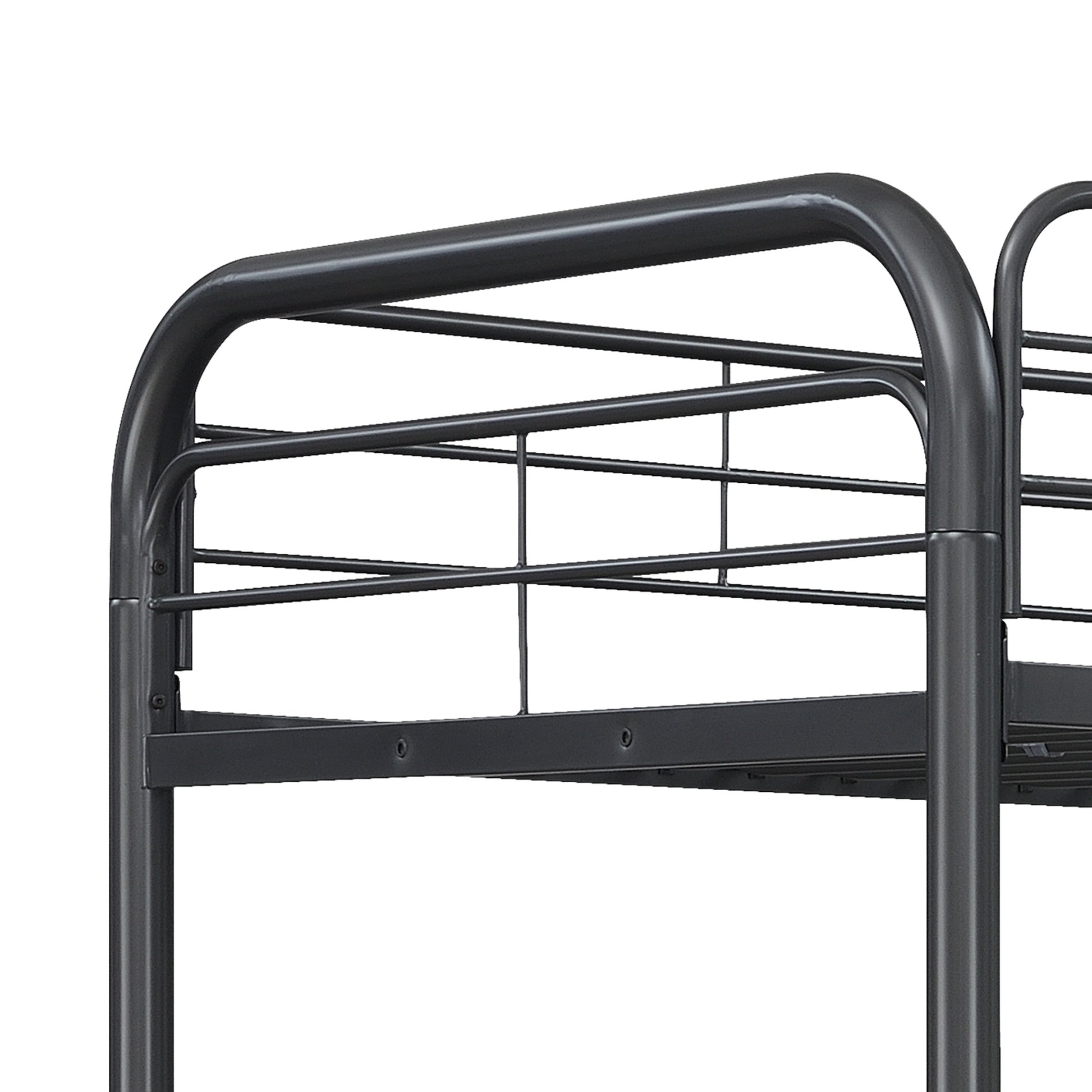 Furniture Triple Bunk Bed, Twin Twin Twin, Black Twin Black Metal