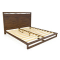 Lofton 4 Piece Queen Bedroom Set Brown Queen Brown 4 Piece Set Fabric
