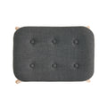 Contour Chair Set Dark Grey Fabric