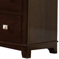 Designer Wooden Dresser In Transitional Style, Brown Cherry Brown Wood