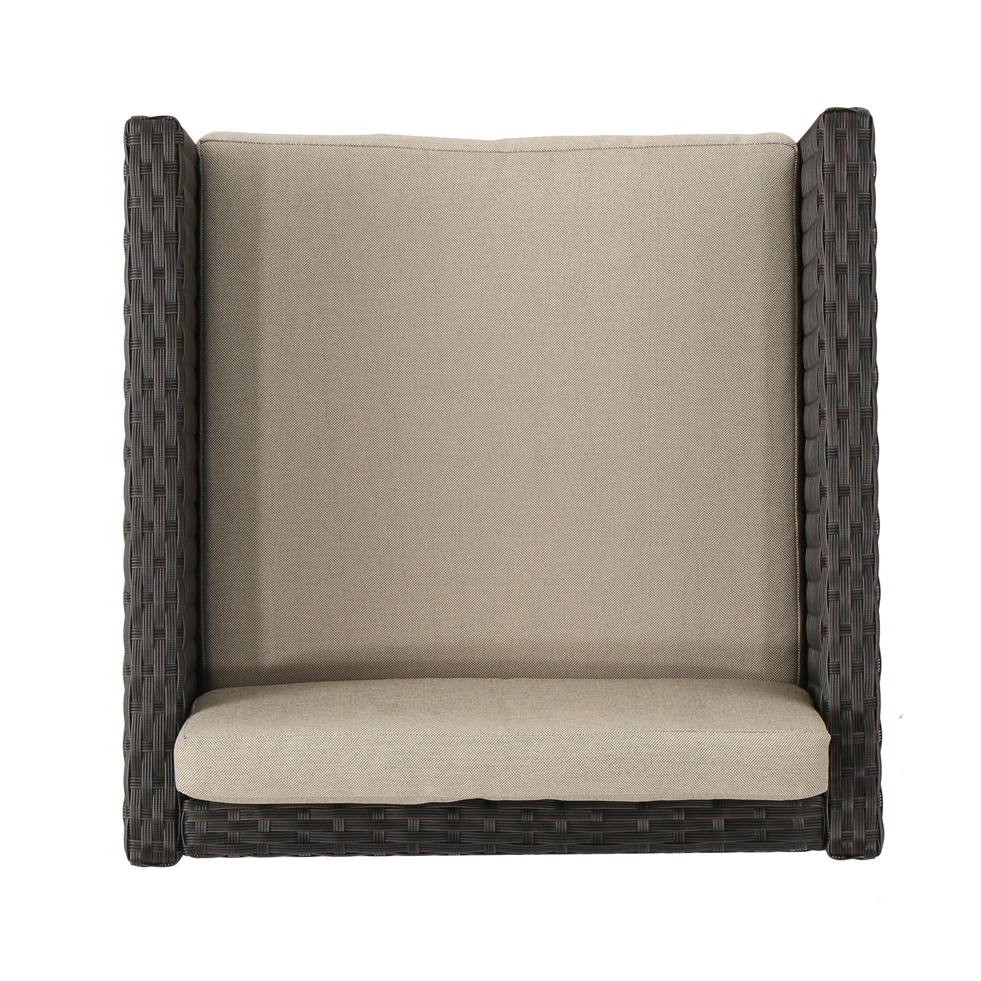 Puerta Dining Chair Set Of 2 Dark Brown Wicker