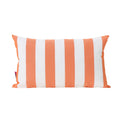 Coronado Stripe Rectangular Pillow Orange Fabric