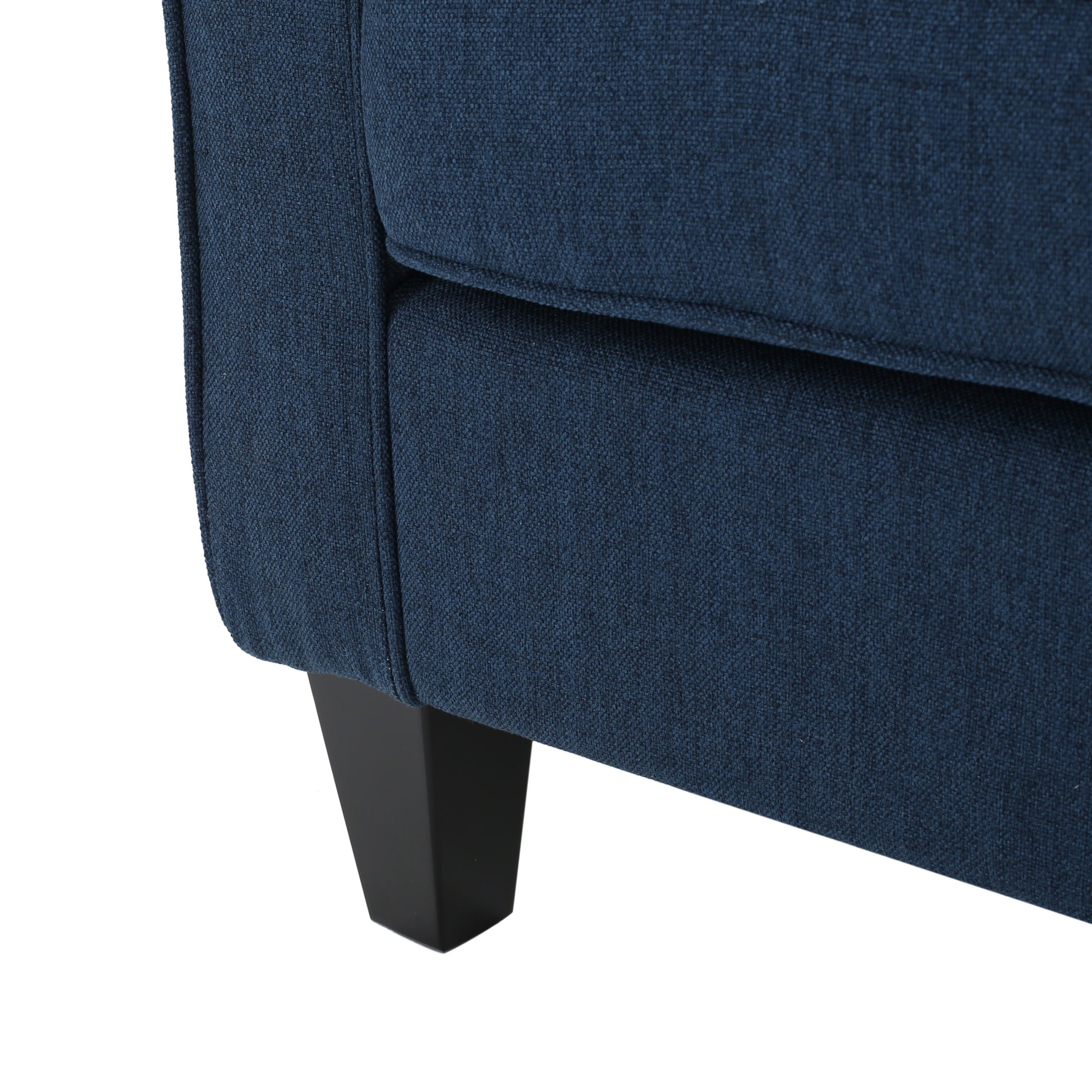 Hollister Club Chair Navy Blue Fabric 1 Seat