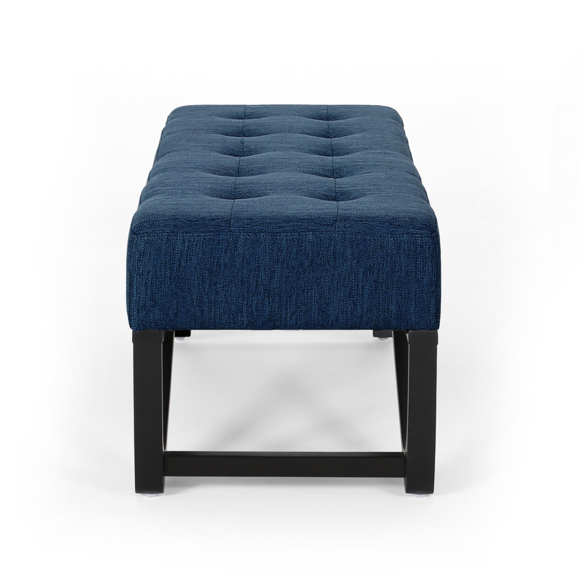 Navy Blue Ottoman Navy Blue Fabric