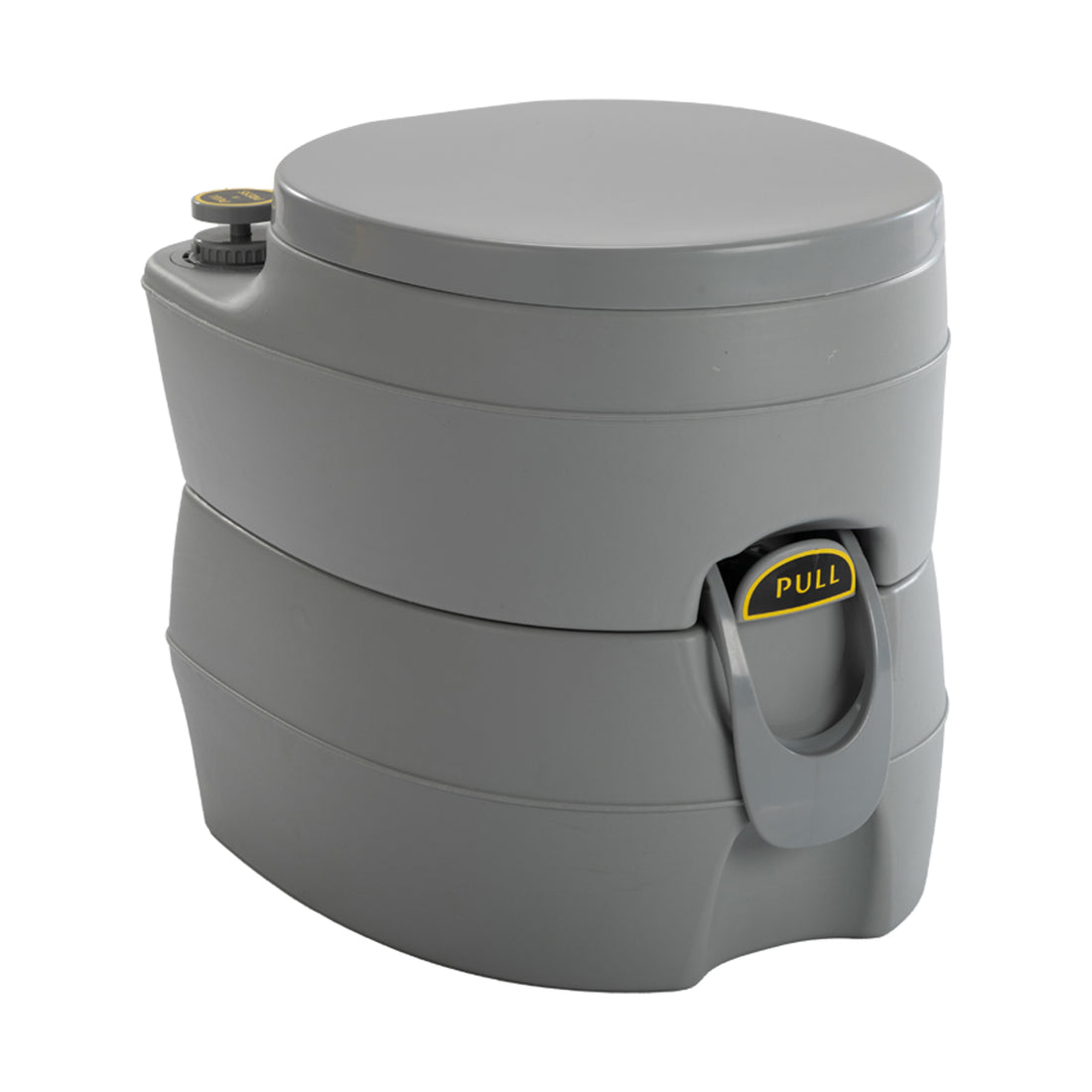 5.3 Gallons Portable Toilet Gray Hdpe