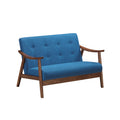 Lydia Sofa 2 Seater Navy Blue Fabric