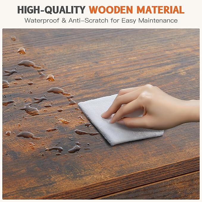 Tv Stand For 55 60 Inch Tv, Entertainment Center With Storage Cabinet, Media Console Table 2 Cabinet, Soft Hinge, Handle Door, Wooden Living Room, Office Furniture, Brown Brown 50 59 Inches Wood