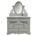 Flora Dresser W Door, Gray Finish Bd02207 Gray Wood
