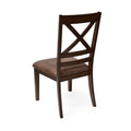 Indoor Wood Dining Set,Dining Chairs Set Of 6 Dining Table Brown Brown Rubber Wood