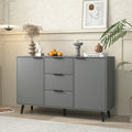 Sideboard Buffet Cabinet With Storage, Wood Coffee Bar Cabinet, 47.2