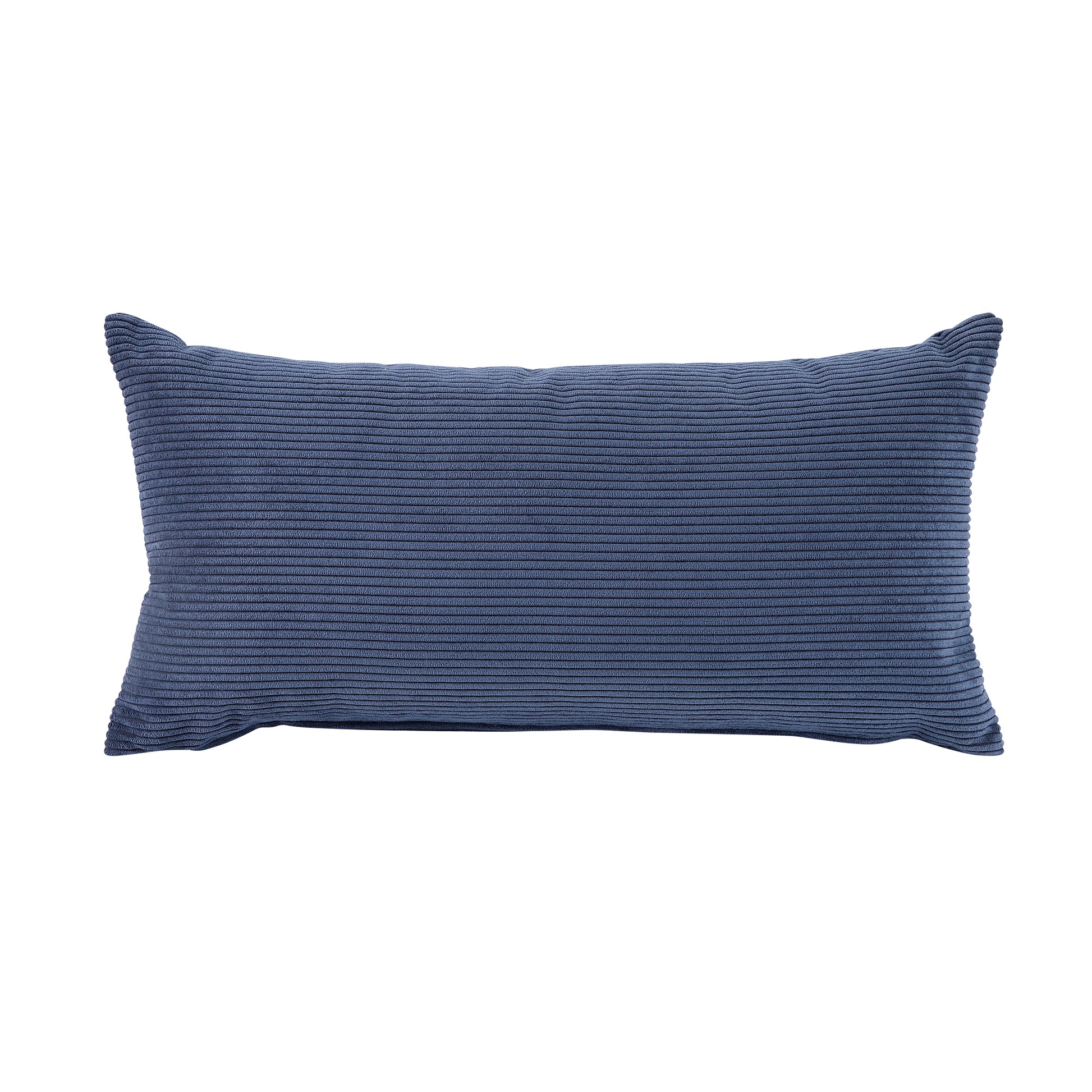 Modern Blue Accent Chair Cushion Seat Corduroy Fabric Upholstery Pillow Living Room Furniture 1Pc Blue Primary Living Space Modern Plywood