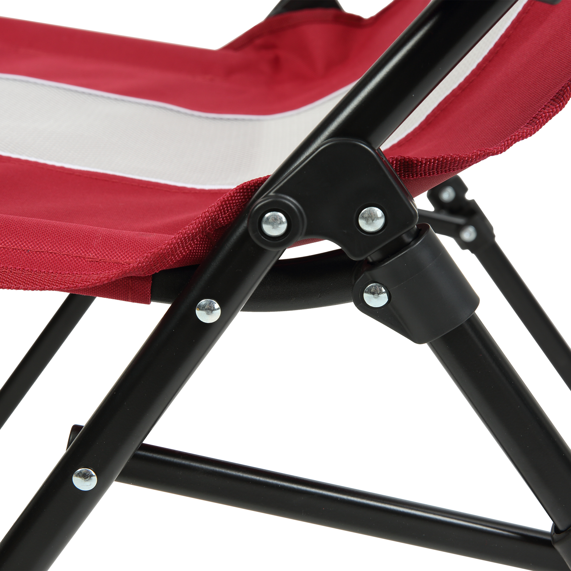 Steel Folding Chair Red Red Seats 2 Steel