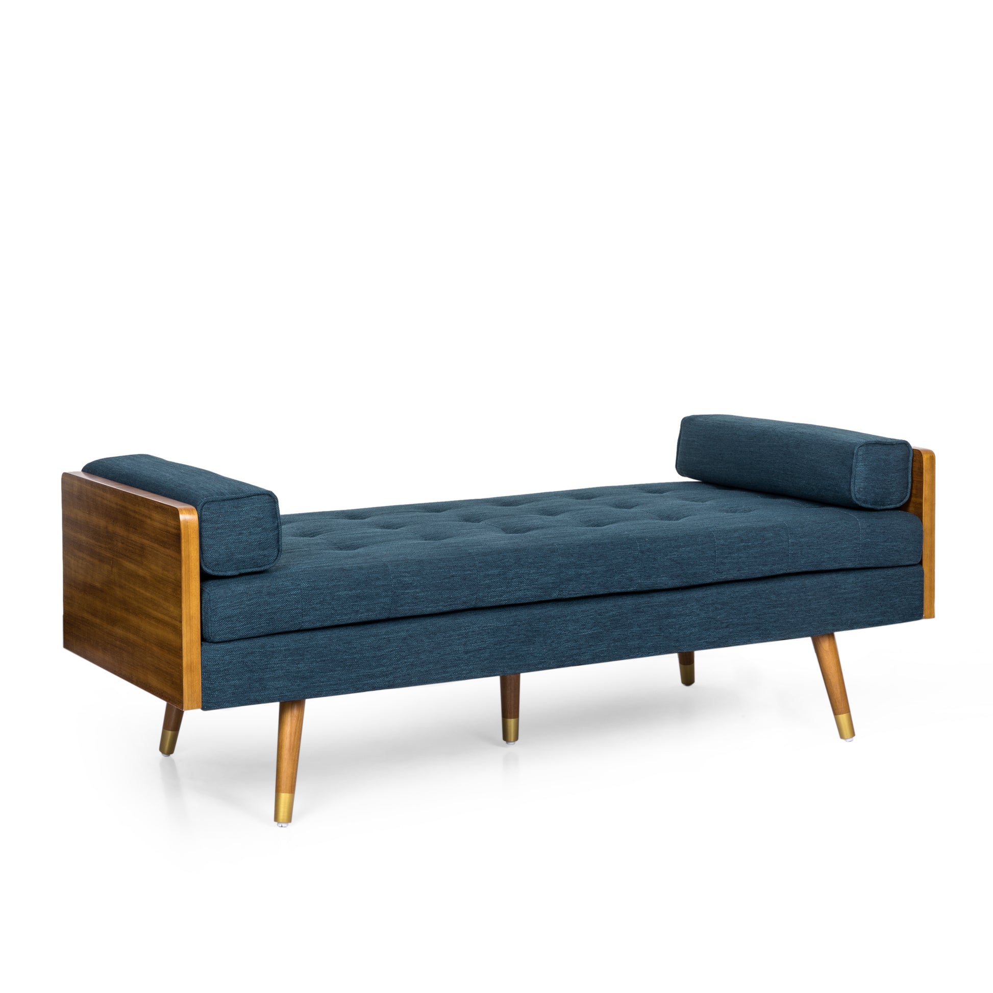 Chaise Lounge Navy Blue Mdf