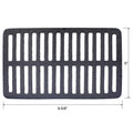 Oval Cast Iron Grill Outdoor, Portable Charcoal Grill And Tabletop Cast Iron Set 100% Cast Iron, Enameled, Durable, Small Charcoal Grill, Camping Stove, Hibachi Grill Black Iron
