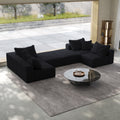 Oversized Sponge Cloud Sofa,Modern Upholstered Sectional Sofa Couch Set,Modular 162