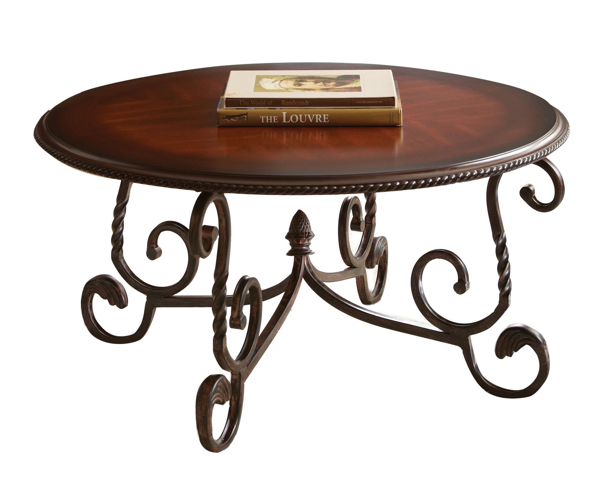 Crowley Cocktail Table Brown Brown Wood