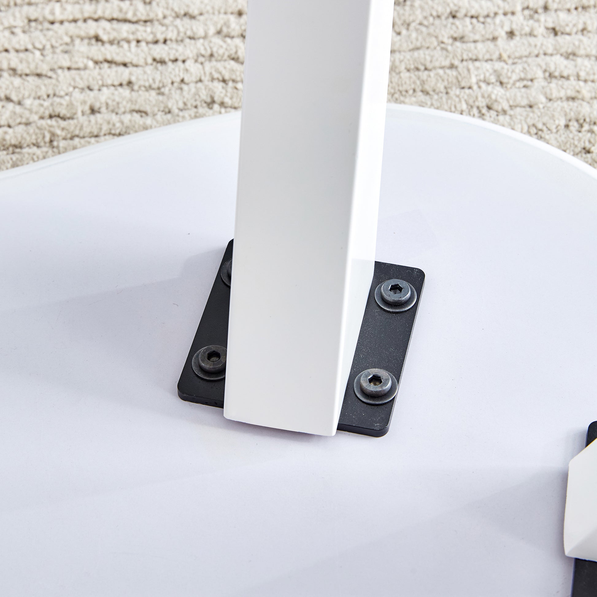 Modern Minimalist White Table Top. Cloud Shape Gives You A Experience, Computer Desk. The Game Table. Suitable For Dining And Living Rooms. White Mdf