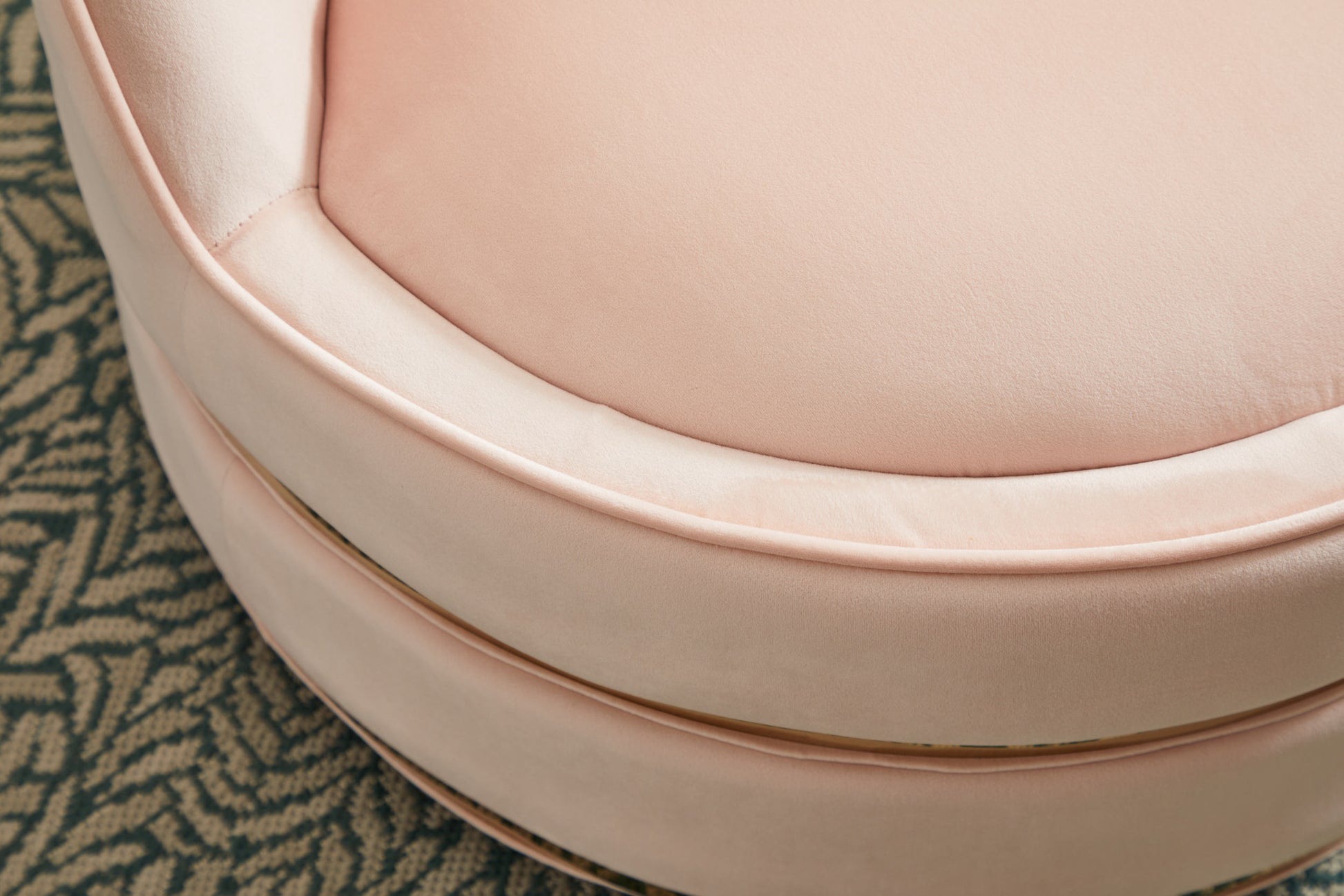 Swivel Chair, 360 Swivel Accent Chair, Barrel Chair For Living Room Bedroom Pink Velvet