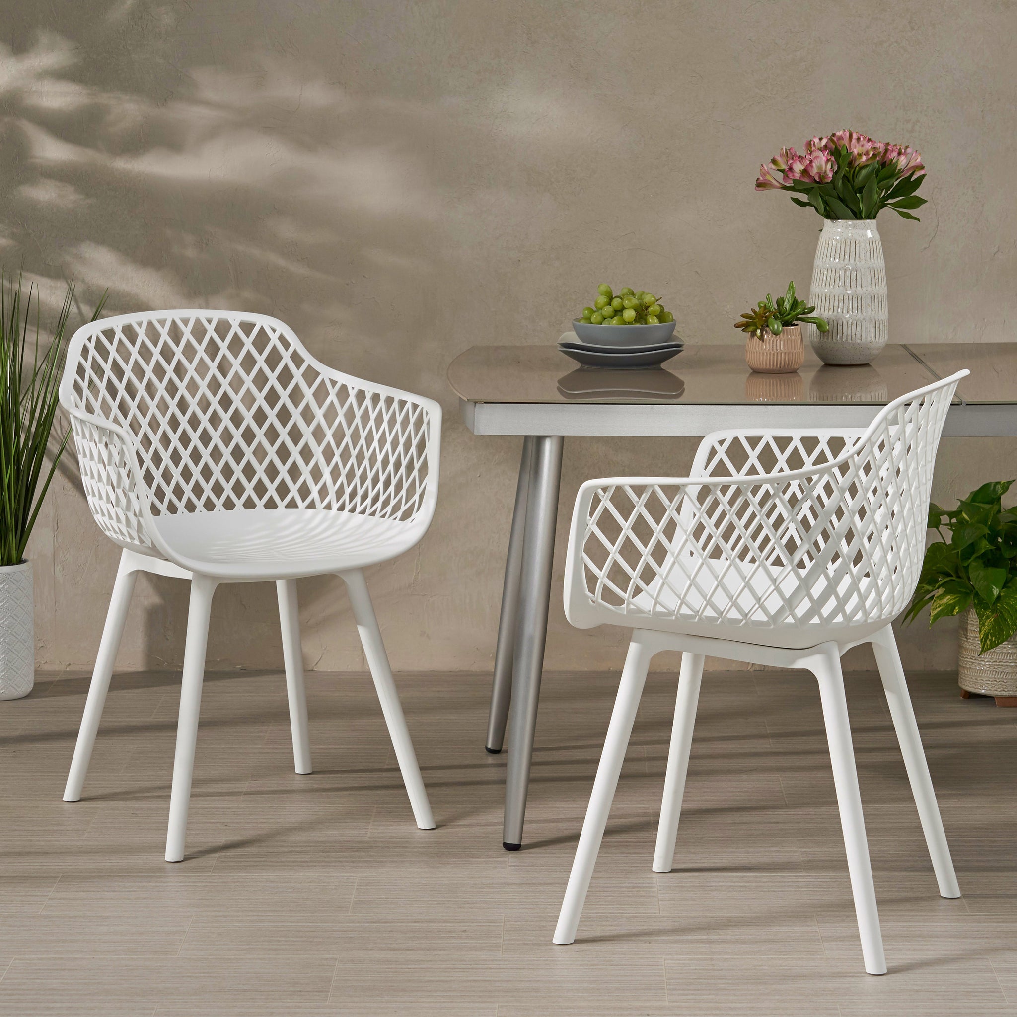 Poppy Chair White Polypropylene