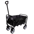 Minimeetall Multi Use Bag,Collapsible Foldable Wagon Cart Beach Wagon Heavy Duty Utility Cart Utility Wagon Grocery Cart For For Camping 3Pcs Plastic Liner Bag Coverblack Black Steel