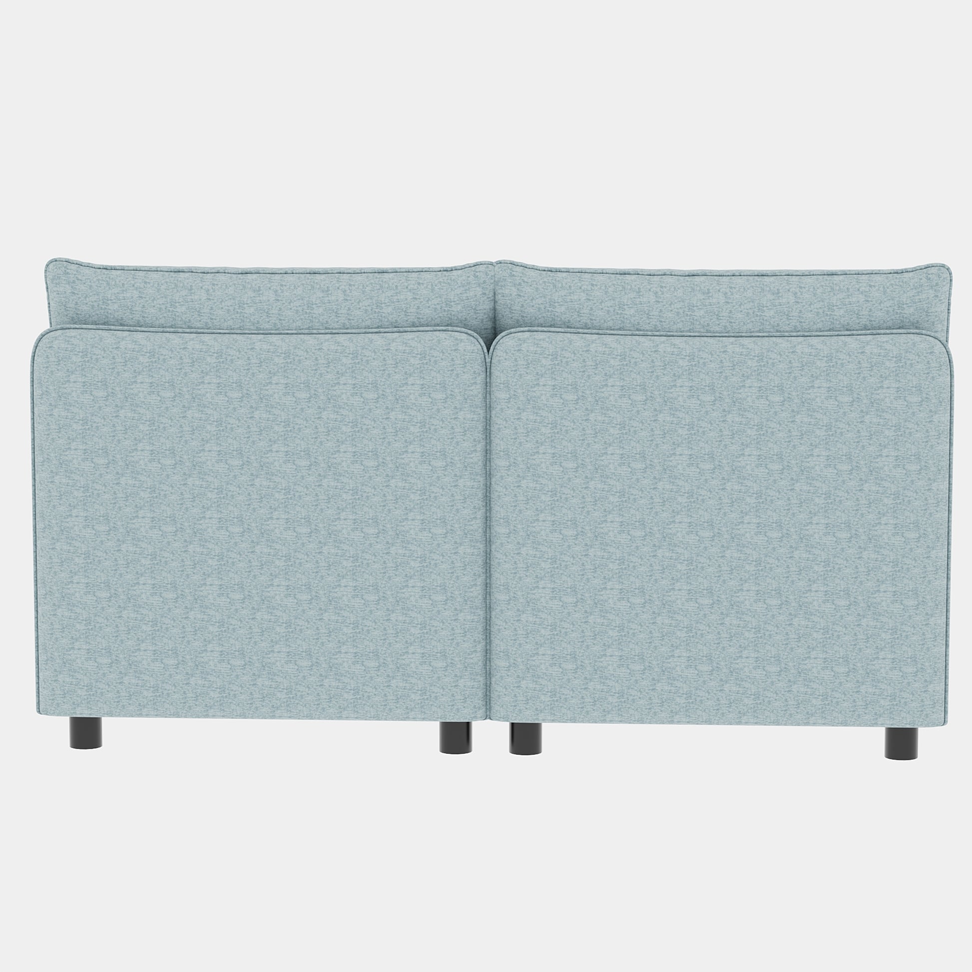 Love Seat Couches, 2 Seater Loveseat Mid Century Modern Sofa Couch With Storage For Small Spaces, Living Room, Dorm, Bedroom Antique Blue Fabric