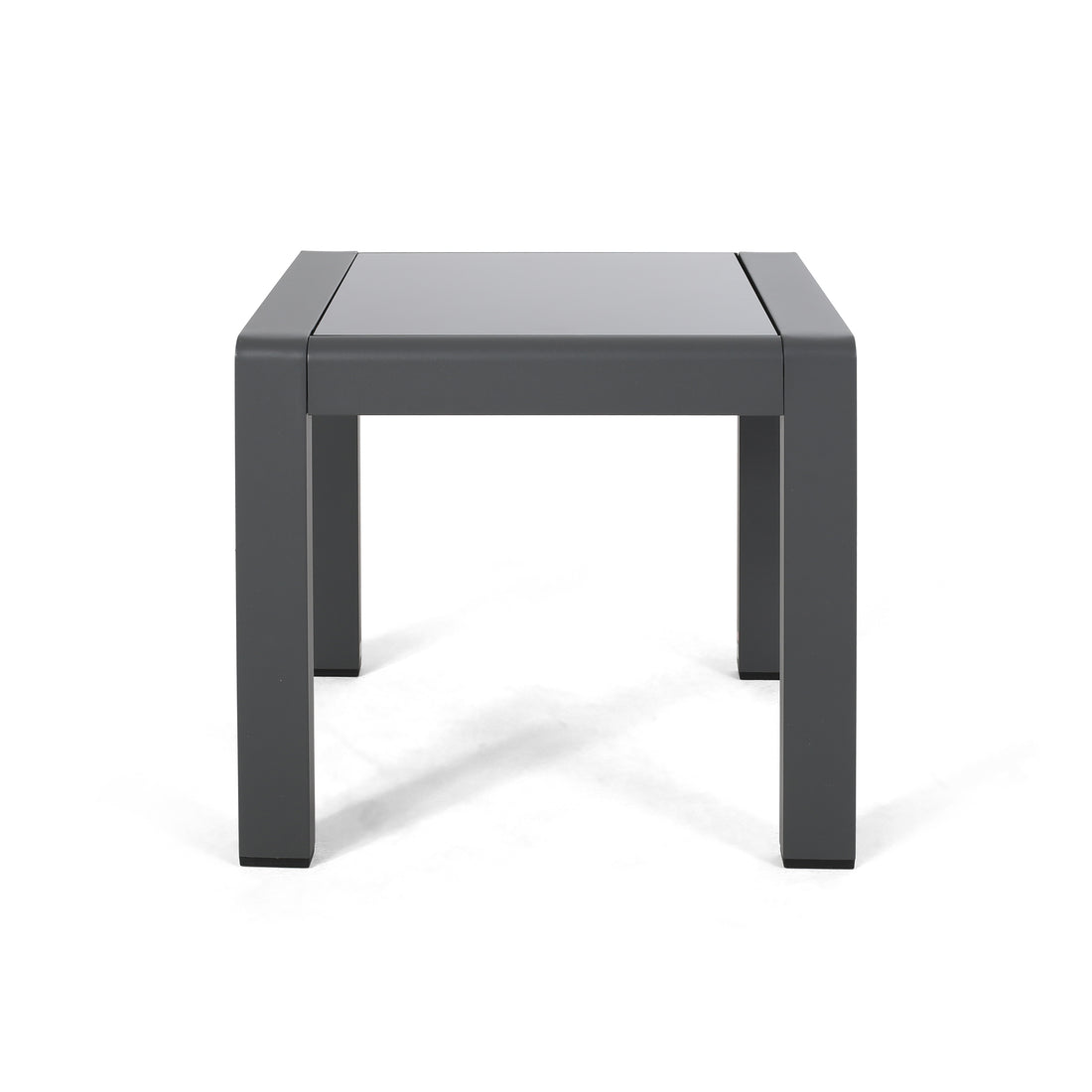 Cape Coral Side Table Grey Aluminium