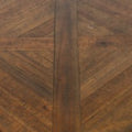 Faro Brown Round End Table Brown Solid Wood