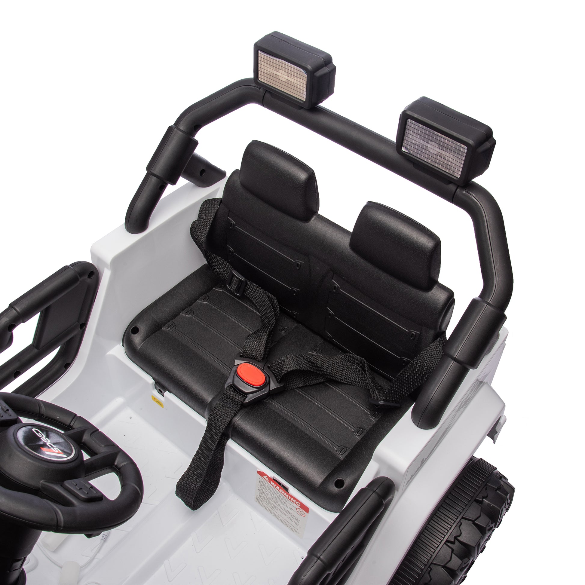 12V Kids Ride On Electric Car W Parents Control,Dual Drive, Four Wheel Suspension,With Music,Bluetooth,Mp3,Usb,With Headlights, Steering Wheel Quick Release,Slow Start For Kids Aged 2 4. Tan