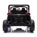 24V Two Seater Kids Ride On Utv W Parents Remote Control,Four Wheel Suspension,Slow Start,Large Wheel Design,Anti Collision Bar,Storage Space,Music,Usb,Bluetooth,Volume Control,Led Lights For Kids 3 . Pink 100 149 Lbs Polypropylene