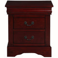 Cherry 2 Drawer Nightstand Cherry 2 Drawers Drawers Wood