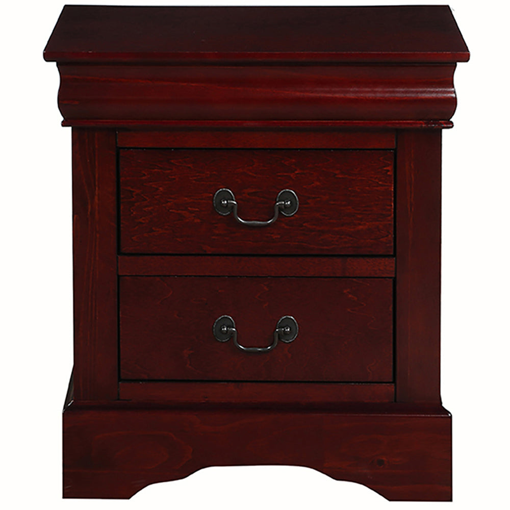 Cherry 2 Drawer Nightstand Cherry 2 Drawers Drawers Wood