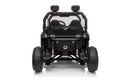 24 Volt Ride On Toys With Remote, Metal Frame Electric Powered Off Road Utv With 2 Xl Seater, 4X200W 5Mph Max, 4Wd 2Wd Switchable, 3 Speeds, Bluetooth, Storage,Black Black Abs