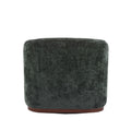 Coolmore Swivel Barrel Chair, Comfy Round Accent Sofa Chair For Living Room, 360 Degree Swivel Barrel Club Chair, Leisure Arm Chair For Nursery, Hotel, Bedroom, Office, Lounge Emerald Emerald Primary Living Space Foam Chenille