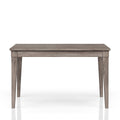 Rustic Gray Counter Height Dining Table Gray Solid Wood Mdf