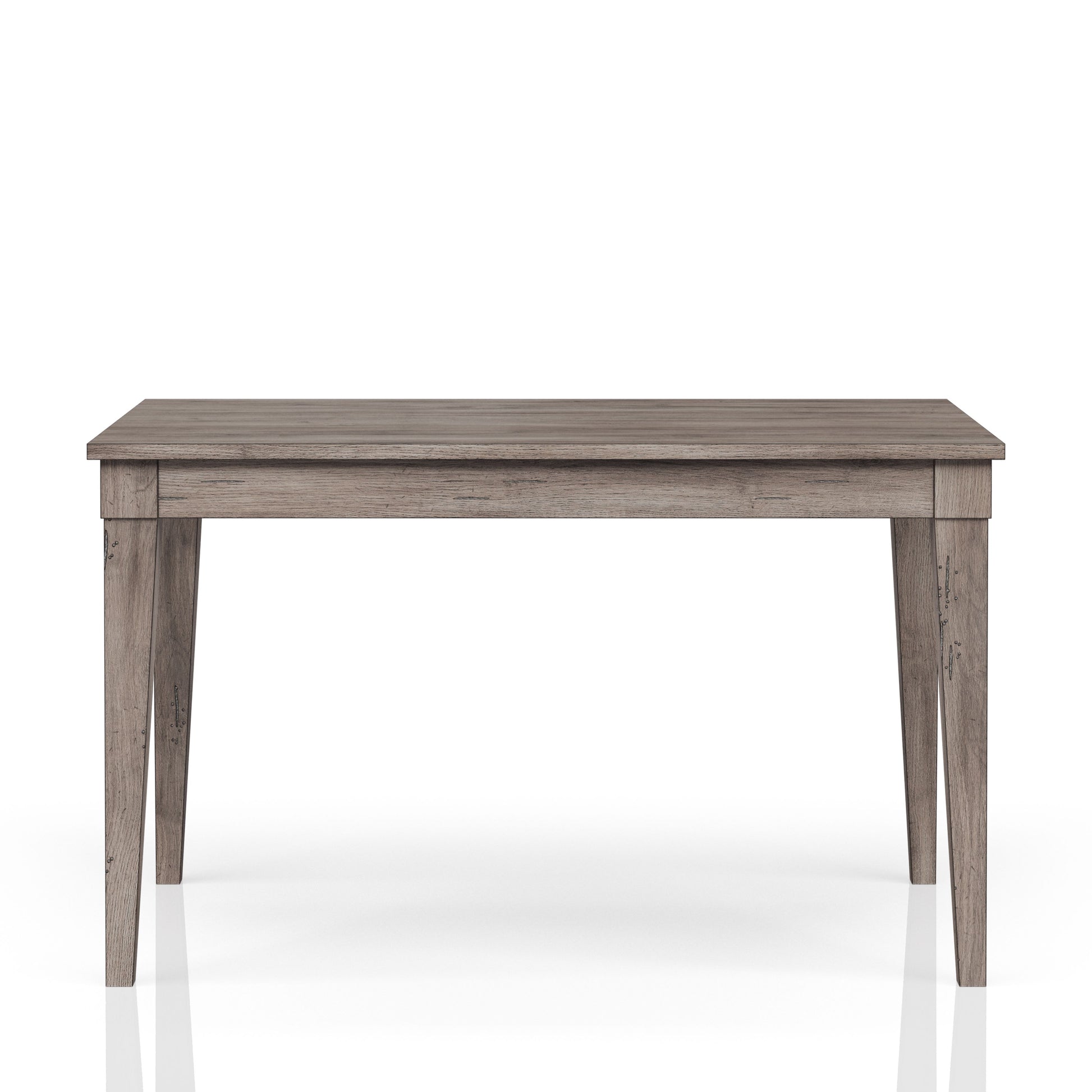 Rustic Gray Counter Height Dining Table Gray Solid Wood Mdf