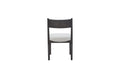 Peppercorn Cresent Chair Set Of 2 Black Solid Wood Mdf