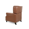 Recliner Chair Light Brown Pu