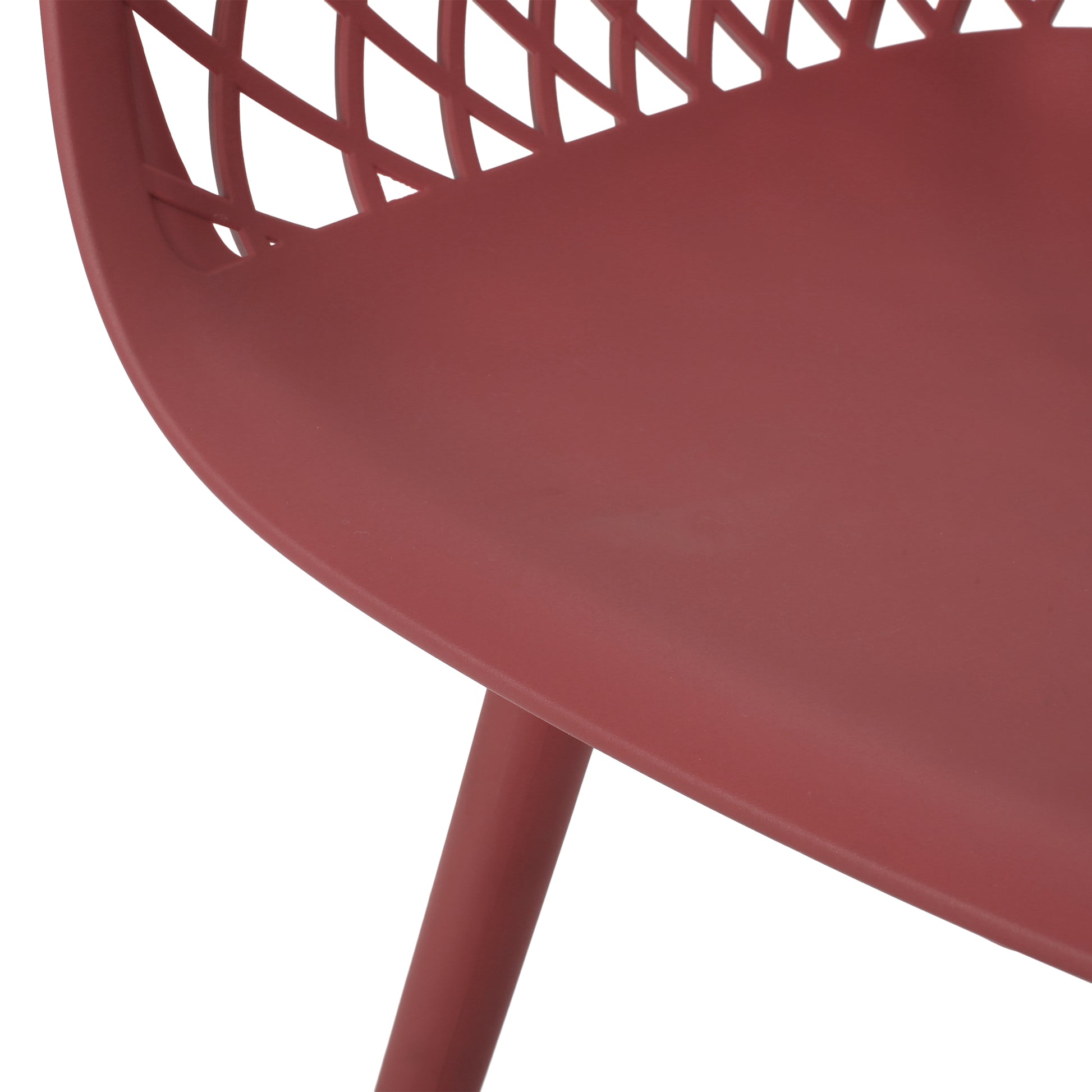 Poppy Chair Red Polypropylene