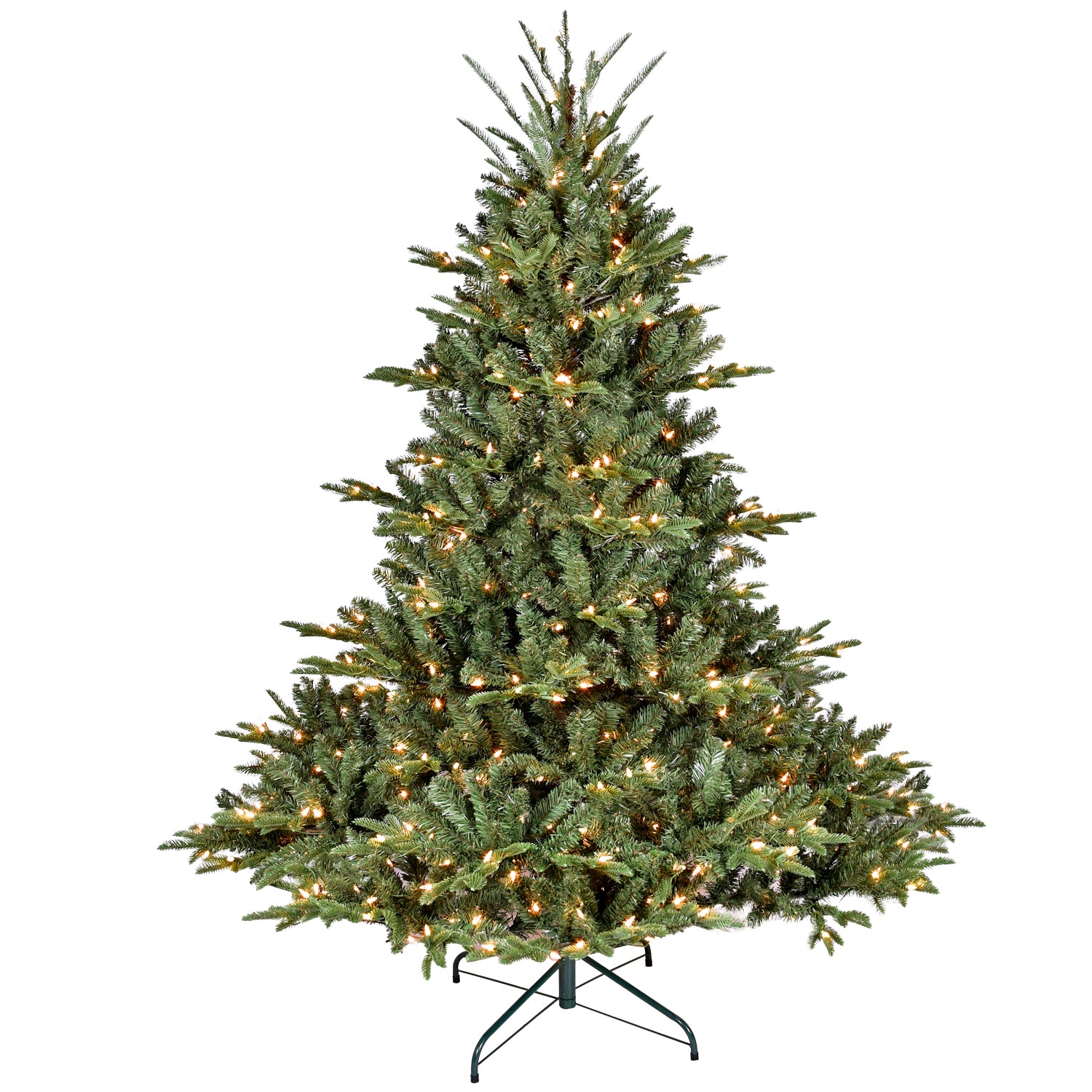 8Ft Christmas Tree Simulate Nature Advanced Materials Premium Hinged Spruce Artificial Douglas Firs Tree, Christmas Holiday Party Atmosphere Decoration Year Celebration Pe Pvc Xmas Tree Green