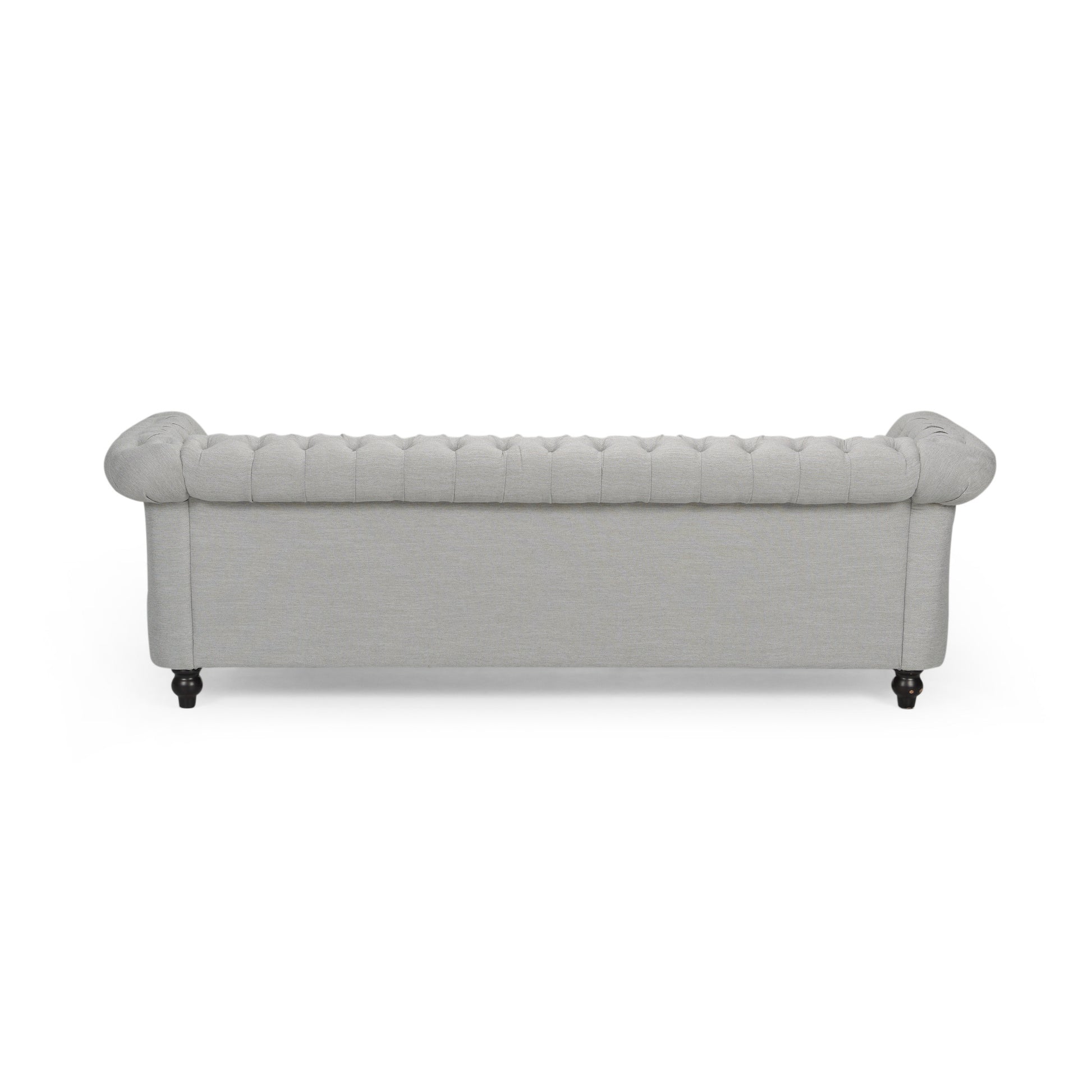 Sofa 3 Seater Grey Fabric