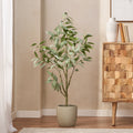 120Cm Artificial Eucalyptus Leaves Bonsai Green Polyethylene