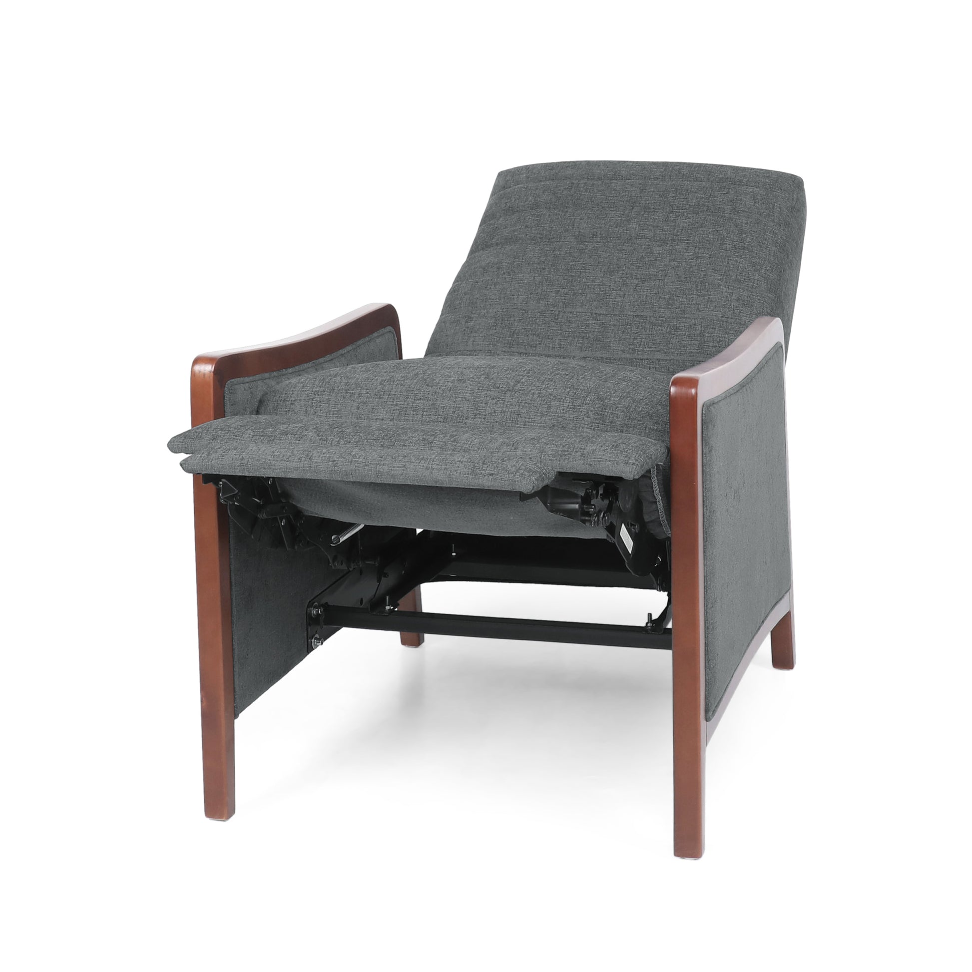 Recliner Chair Grey Fabric