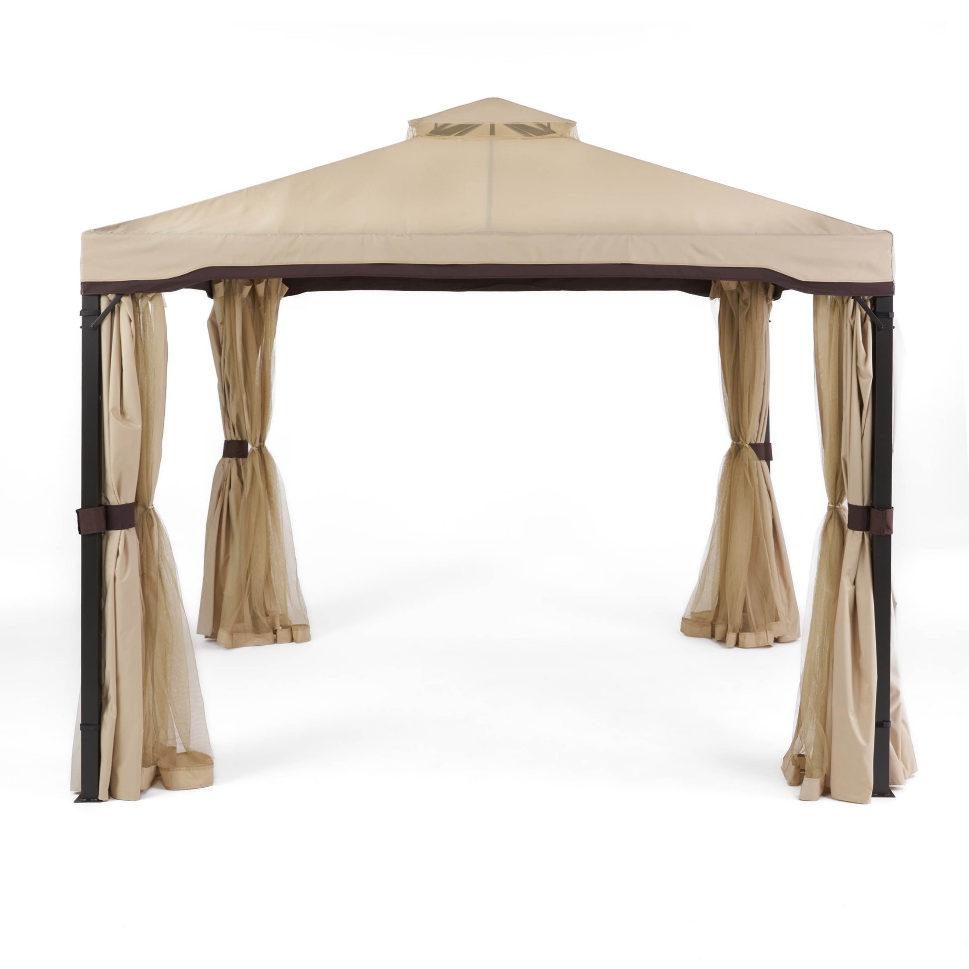 Skyline Gazebo Beige Iron