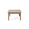 Acacia Wood Outdoor Coffee Table, Light Brown, 14'' H X 23.5'' W X 39.5'' L Brown Acacia Wood