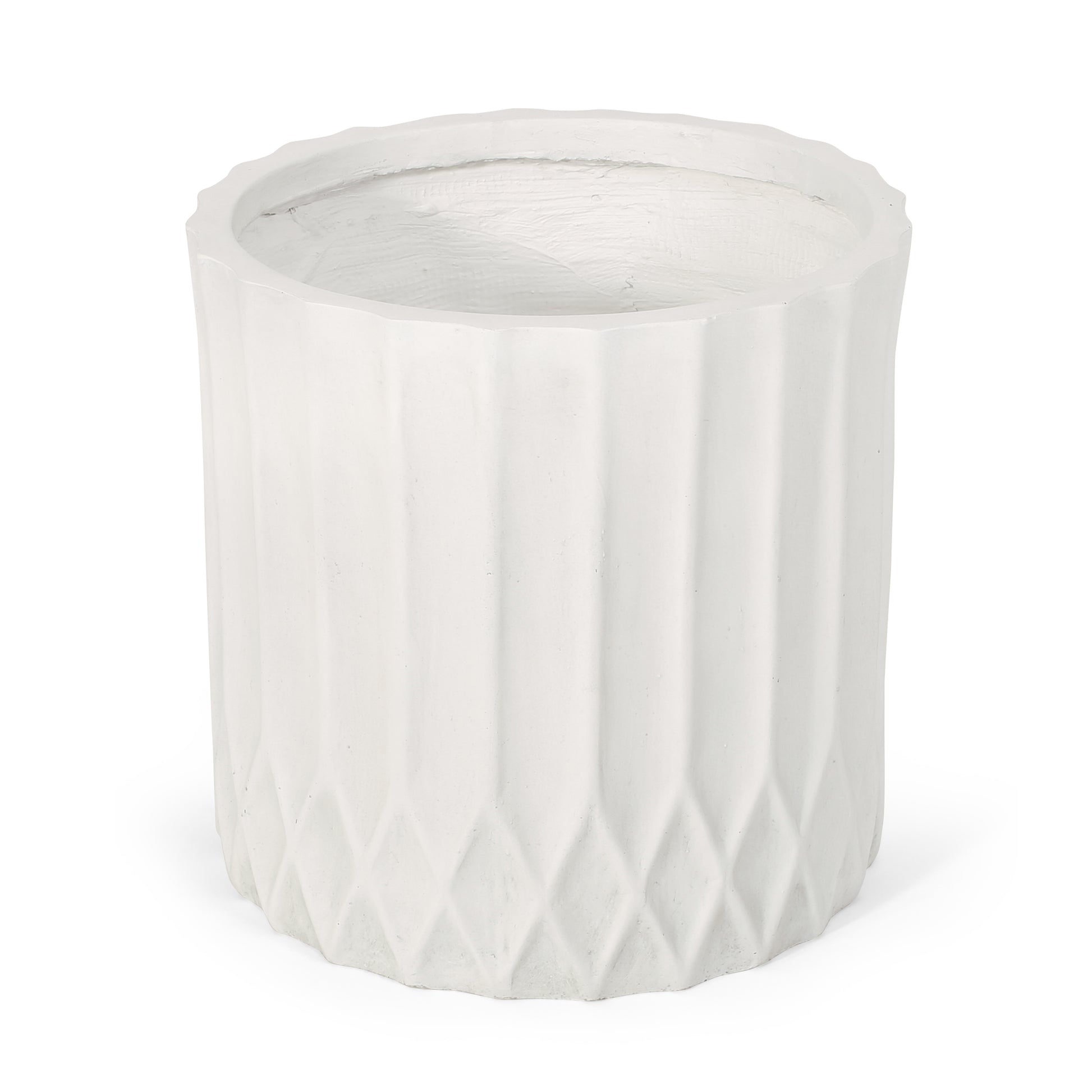 Mgo Planter Antique White Magnesium Oxide