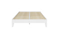 Nix Full Platform Bed White Full White Wood