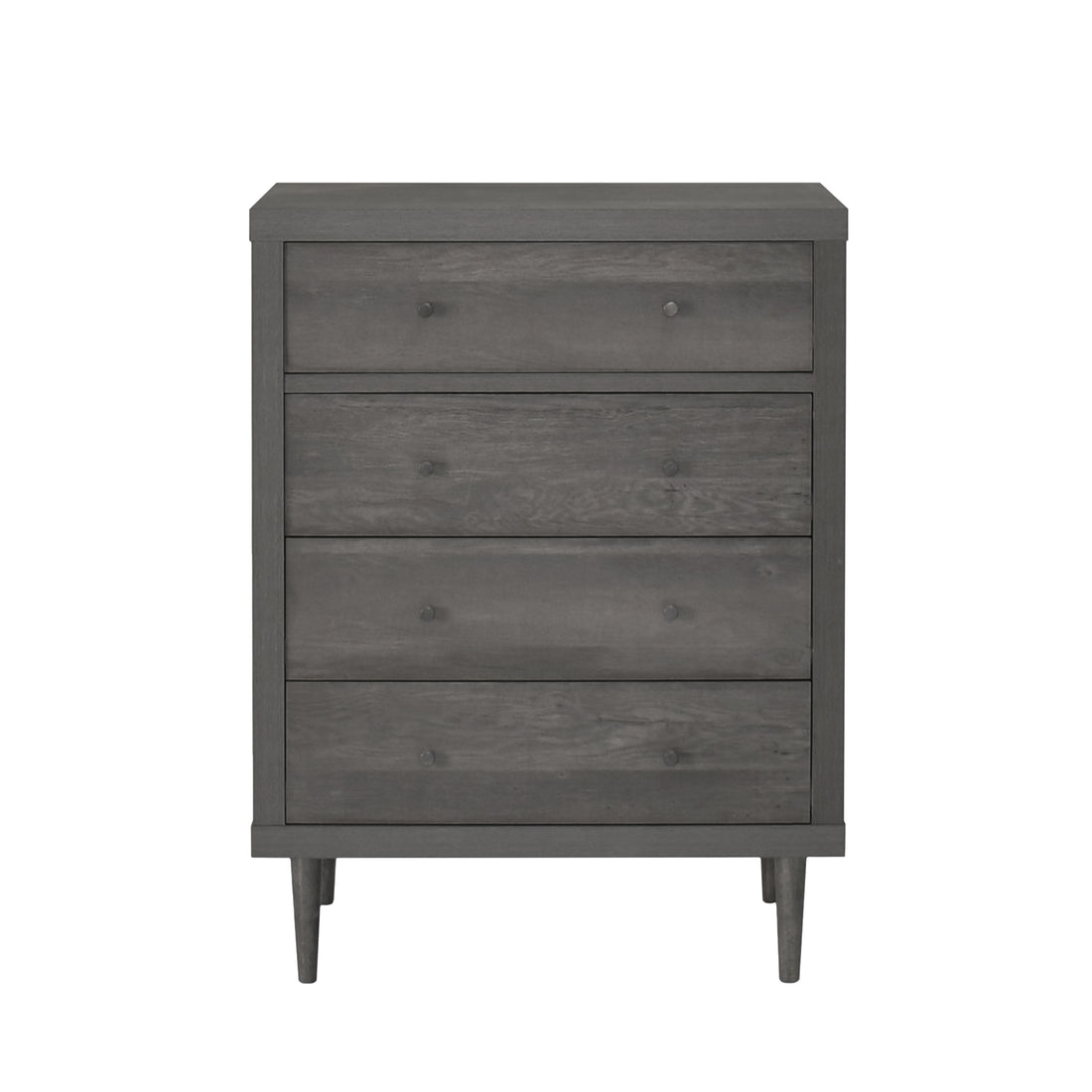 Nordic 4 Drawer Chest Grey Mdf