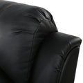 Gliding Recliner Black Pu