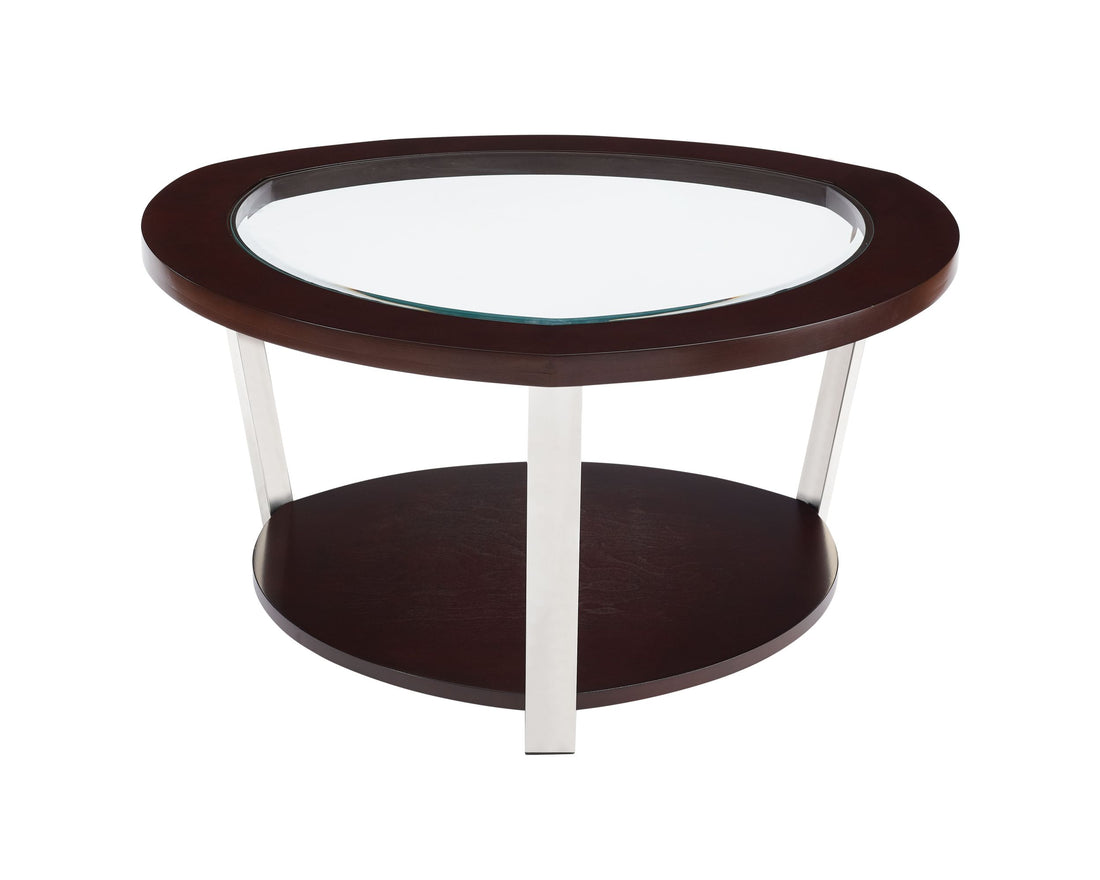 Duncan Cocktail Table Brown Brown Wood