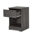 Delaney 1 Drawer Nightstand Grey Mdf